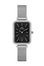 Load image into Gallery viewer, Petite Quadro Damen Uhr Silber Dw00100667