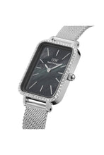 Load image into Gallery viewer, Petite Quadro Damen Uhr Silber Dw00100667