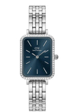 Load image into Gallery viewer, Petite Quadro Damen Uhr Silber Dw00100670
