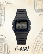 Load image into Gallery viewer, Collection Unisex Watch F-91W-1YEG