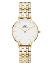 Load image into Gallery viewer, Petite Link Damen Uhr Gold Dw00100614